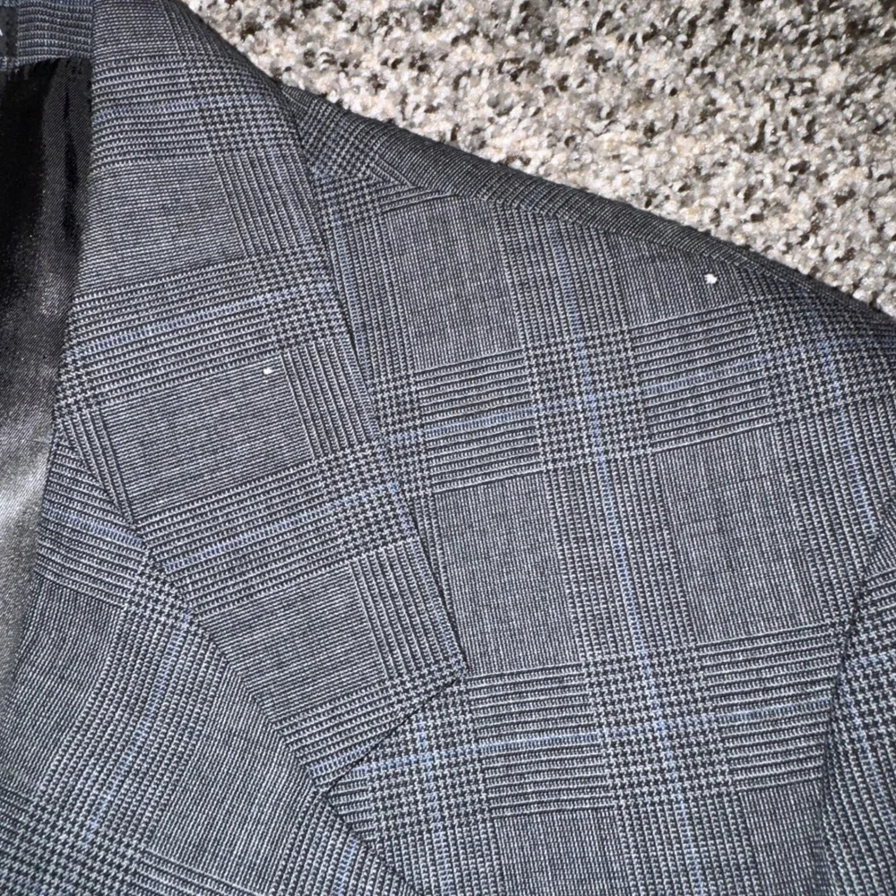 Vintage Balmain Grey Glen Plaid Blazer Jacket 42R Mens Sport Coat *PLEASE READ*